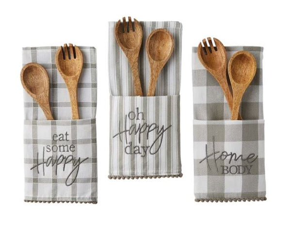 3 Piece, HAPPY TOWEL SALAD SETS