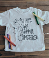 Color Yourself Fall T-Shirt (with Washable Markers)