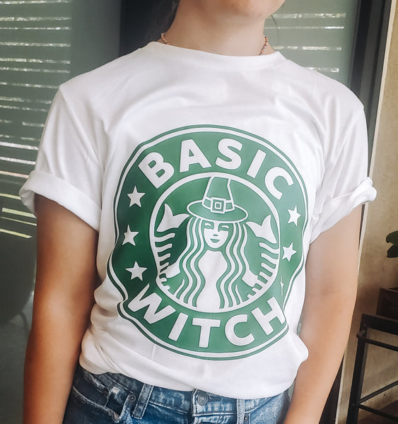 "Basic Witch" tee