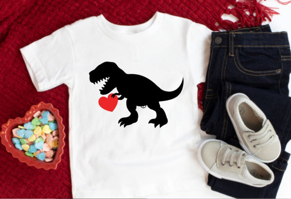 "Dino with Heart" Tee