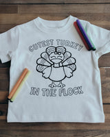 Color Yourself Fall T-Shirt (with Washable Markers)