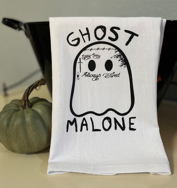 Ghost Malone Tea Towel