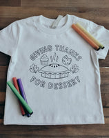 Color Yourself Fall T-Shirt (with Washable Markers)