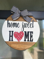 Season Interchangeable "Home Sweet Home" Sign