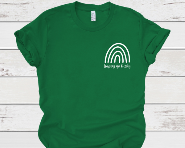 "Happy Go Lucky" St. Patrick's Day Tee