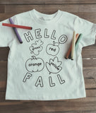 Color Yourself Fall T-Shirt (with Washable Markers)