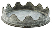 SCALLOP PEDESTAL  / TRAY - Available in 2 sizes