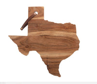 ACACIA WOOD "TEXAS" CUTTING BOARD - NATURAL