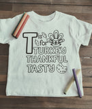 Color Yourself Fall T-Shirt (with Washable Markers)