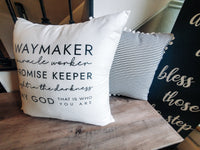 "Waymaker" Pillow Cover